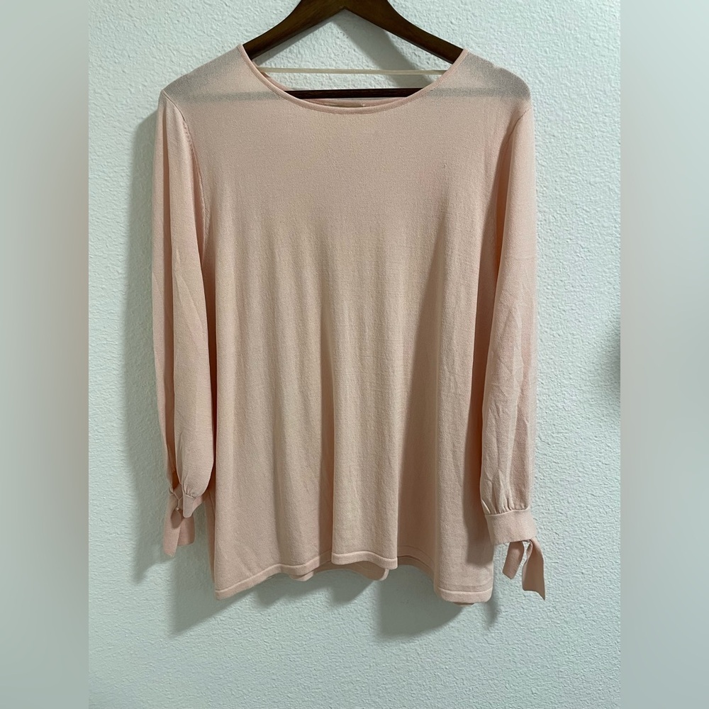 Cupio Elegant pale peachy Pink Women's Top NWT